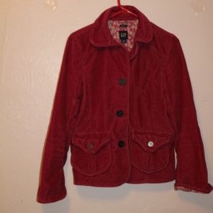 FINAL PRICE UNTIL  01/21  Pink Corduroy Jacket/Blazer - Size 8